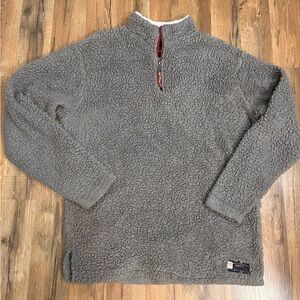Southern Marsh Men's Charcoal Zip-Up Sweater